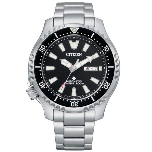 西铁城(CITIZEN)手表水鬼系列全自动机械商务休闲男表NY0131-81XB - 图0
