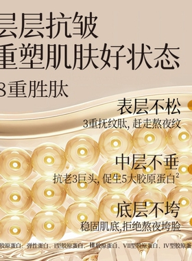京润珍珠肽灵芝抗皱胶囊以油养肤