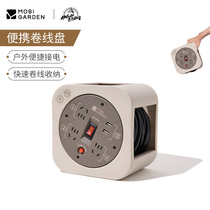 Pastoral flute Coil Outdoor Camping Mobile Cable Wire Winding Rationalizers portable wiring boards extended inserts