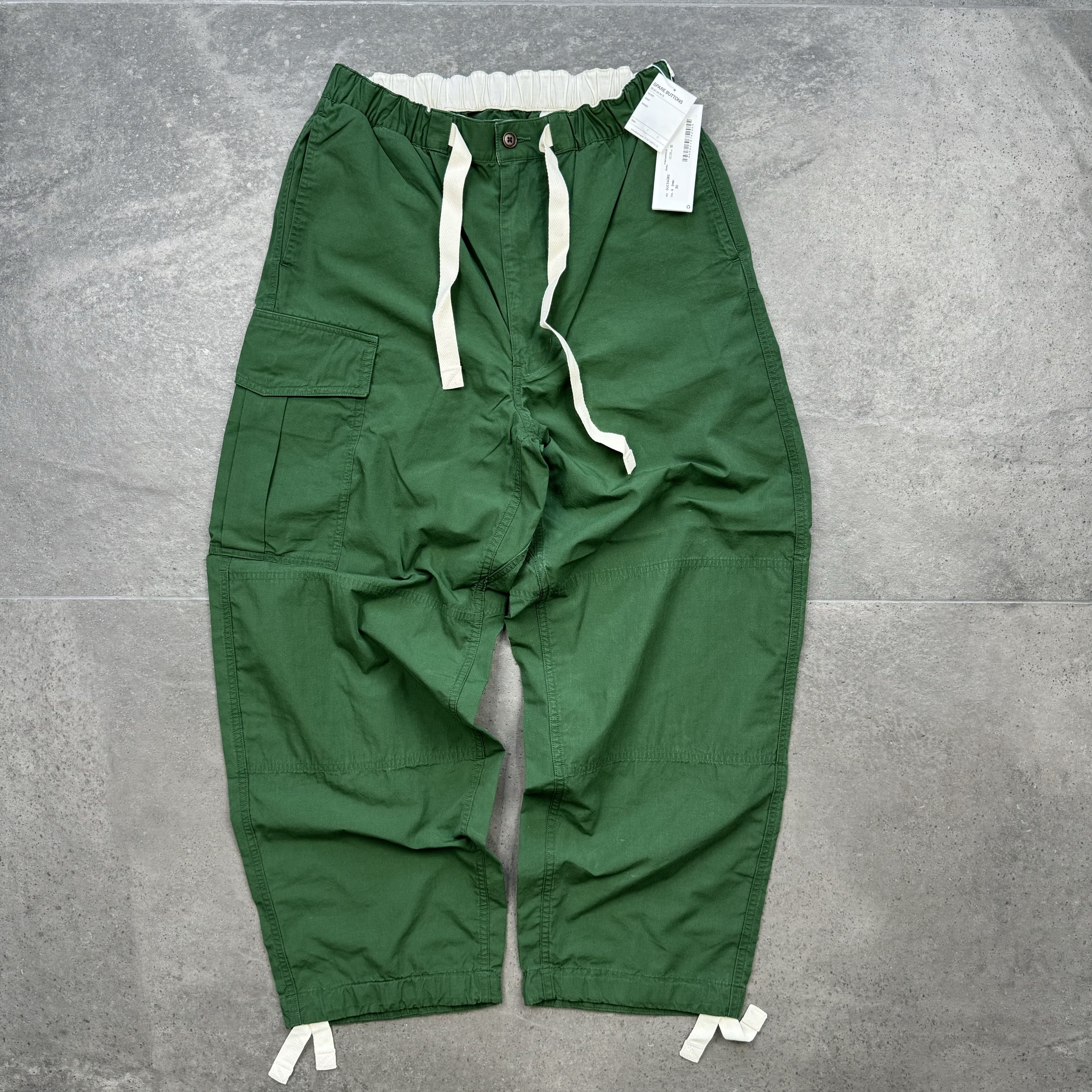 现货 nanamica 24SS EASY PANTS包芯纱宽松军事工装长裤 SUCS408-图0