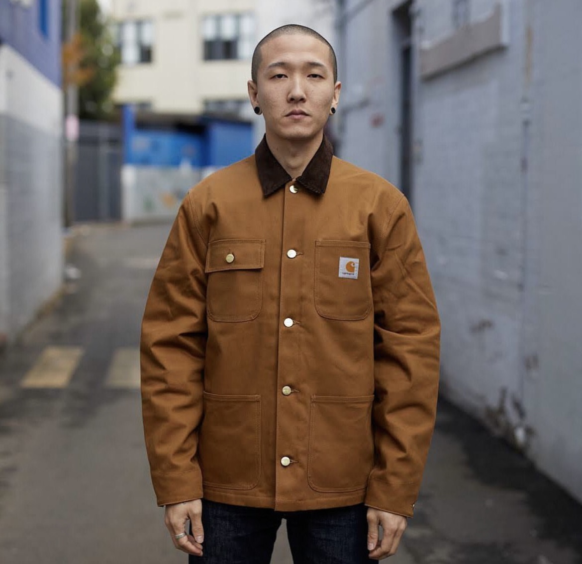 现货CARHARTT WIP MICHIGAN COAT卡哈特 薄/厚密歇根厚款排扣夹克 - 图3