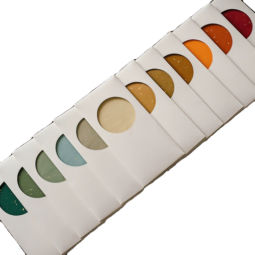 问心堂传统十二色信笺手工蜡染纸小楷作品纸练习纸写祝福语 - 图3