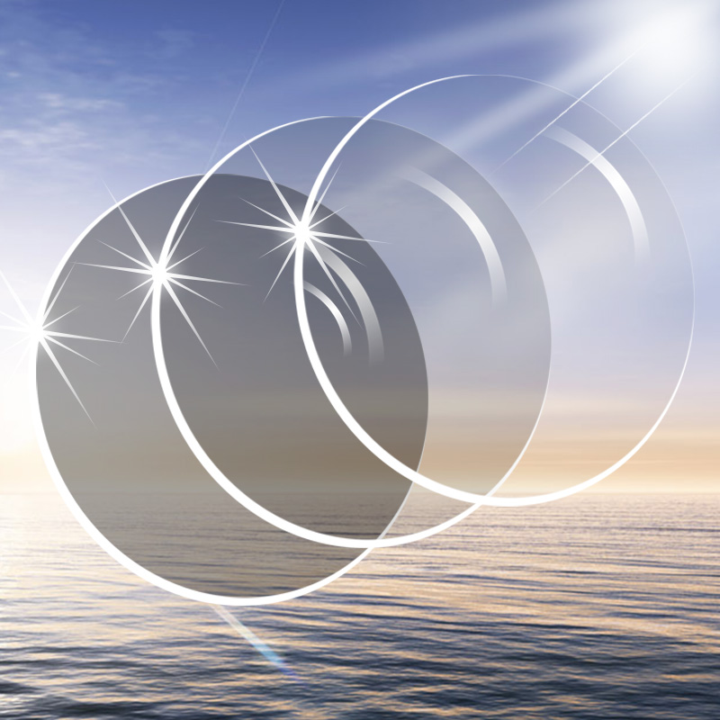 爱视杰旗舰店爱视杰1.56快速变色近视镜片非球面树脂全视线变色镜片近视眼镜片2