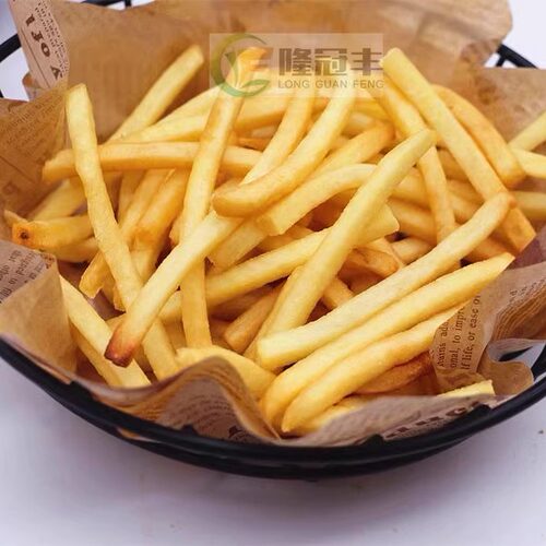 蓝威斯顿裹粉薯条冷冻细薯1/4 外卖薯条带盐味 炸薯条半成品2kg - 图1