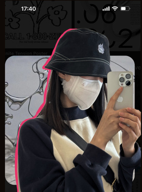 出行平顶帽子韩版潮款女遮脸自闭