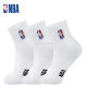 NBA socks ຂອງຜູ້ຊາຍກາງ-calf casual socks combed ຖົງຕີນຝ້າຍ