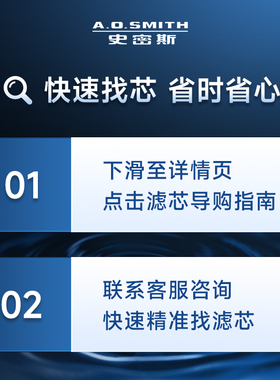 AO史密斯佳尼特净水器原装滤芯适用于大白T1 购买前请咨询