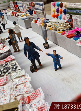 泥塑微缩人物模型仿真沙盘定制