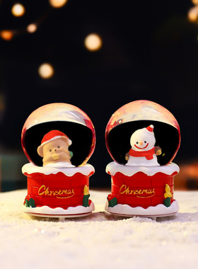 新款圣诞装饰品节日礼物圣诞烟囱盲盒创意桌面摆件节日送儿童礼物