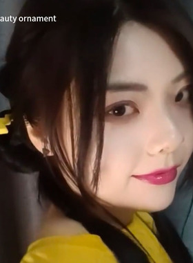 网红卡通闪电十万伏特皮卡丘尾巴发簪女后脑勺盘发钗子头饰发饰品