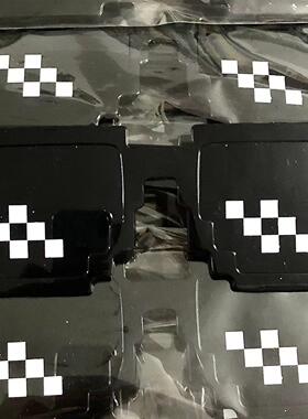 搞怪墨镜马赛克眼镜二次元蹦迪搞笑太阳镜班会派对婚礼像素眼镜