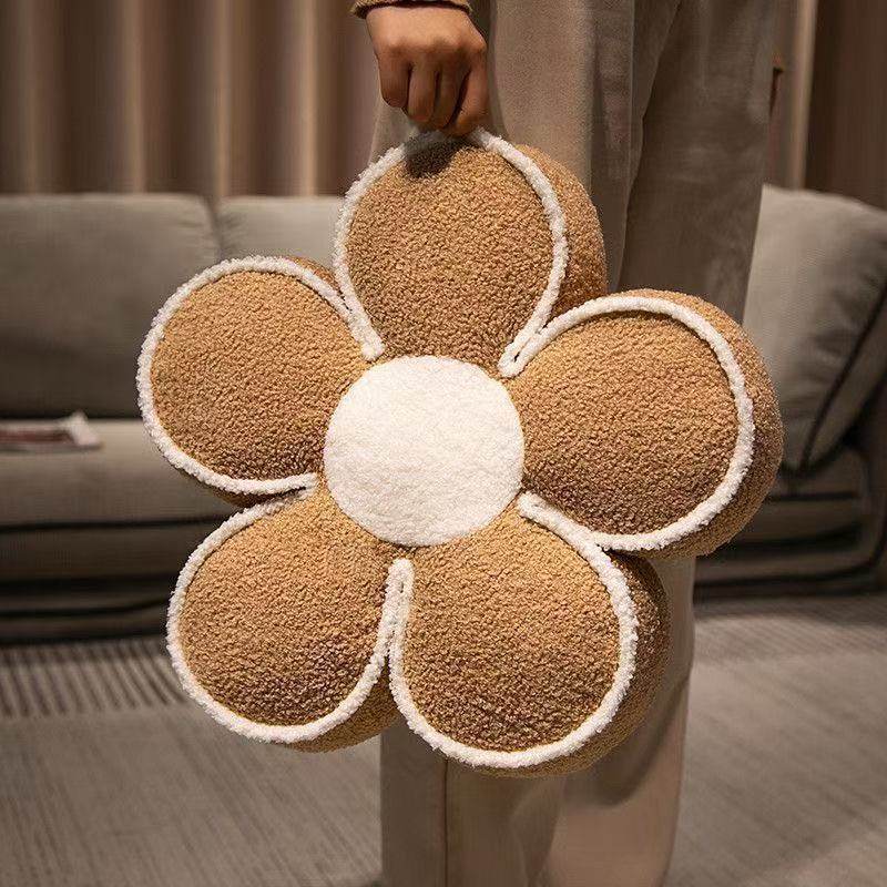 花朵抱枕沙发靠垫地上坐垫花瓣网红抱枕加厚靠背腰靠太阳花抱枕头,淘宝优惠券,粉丝福利购,淘宝优惠卷