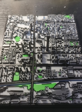 北京CBD微缩城市模型3d打印摆件装饰礼品礼物客厅办公桌面创意