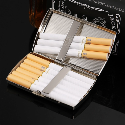 Медный металлический портсигар, ультратонкая портативная креативная коробка