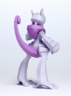 51厘米高超级超梦X纸模型