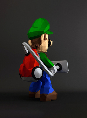 70厘米高路易基洋馆3纸模型