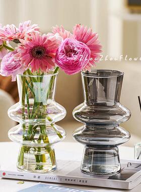 Nordic Home Decor Glass Vase Living Room Decoration Flower V
