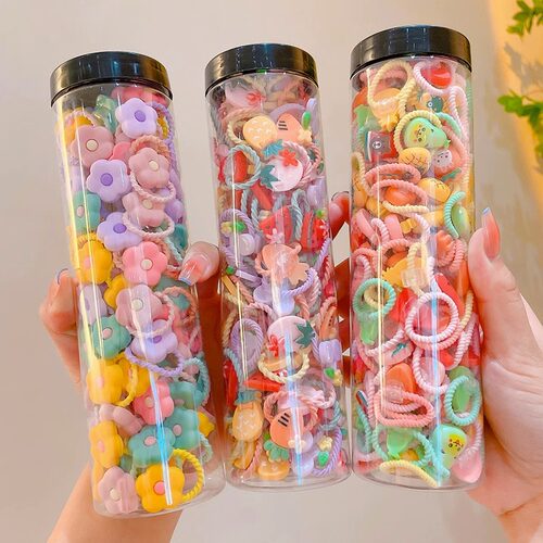 Baby rubber band does not hurt small girl hair high elastic - 图2