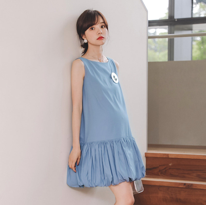 孕妇夏季仙女超仙洋气孕妇装连衣裙 婴格恩母婴连衣裙