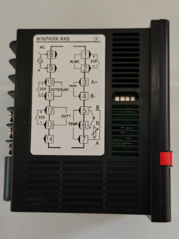 塑钢门窗设备焊机温控表丁基胶涂布机测温仪WINPARK汇邦AK6控温器-图2