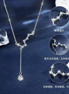 999纯银北斗七星项链女轻奢锁骨链颈链情人节2026爆款送女友配饰
