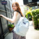 Small fresh style campus haze blue backpack