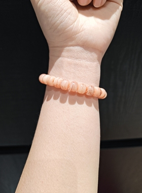 8m沁血驼某骨算盘手串手链