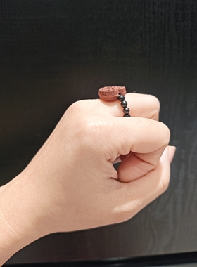 17m非遗合香珠红麝葫芦福禄配4m息肌戒指