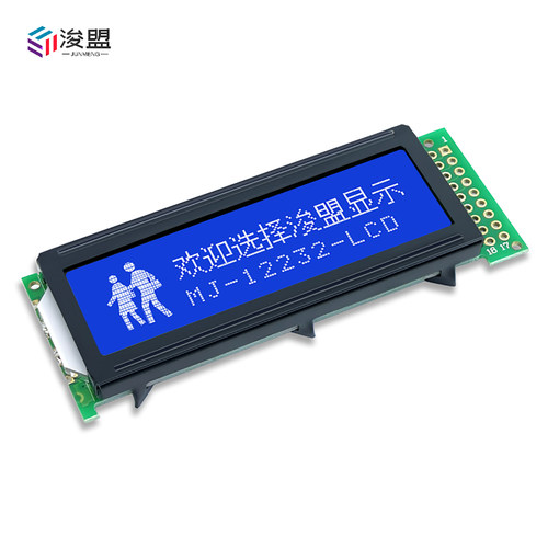 LCD液晶显示屏 12232点阵屏模块 12232LC高清工业屏单色显示屏5v - 图1