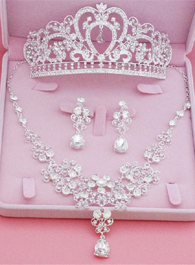 新娘项链头饰婚纱敬酒饰品首饰