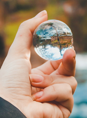 爆款透明水晶球 摄影拍照道具魔术杂技表演 创意家居招财摆件礼品