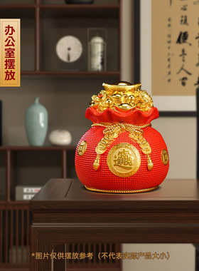 聚善缘招财存钱罐摆件开业礼物