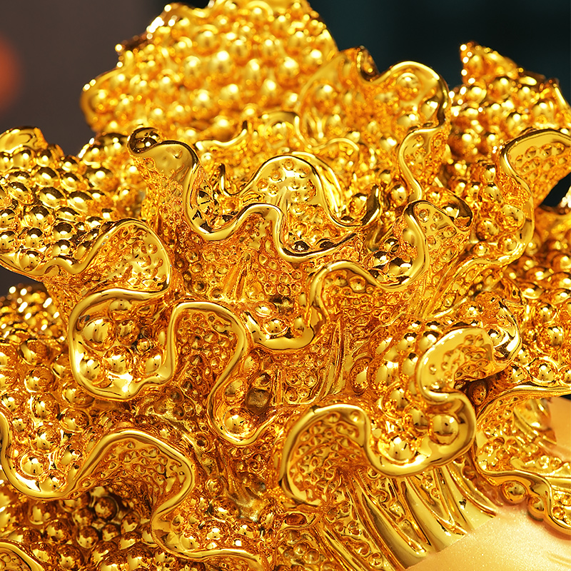 八方来财白菜摆件招财客厅玄关电视柜现代装饰品暖居乔迁开业礼物 - 图0