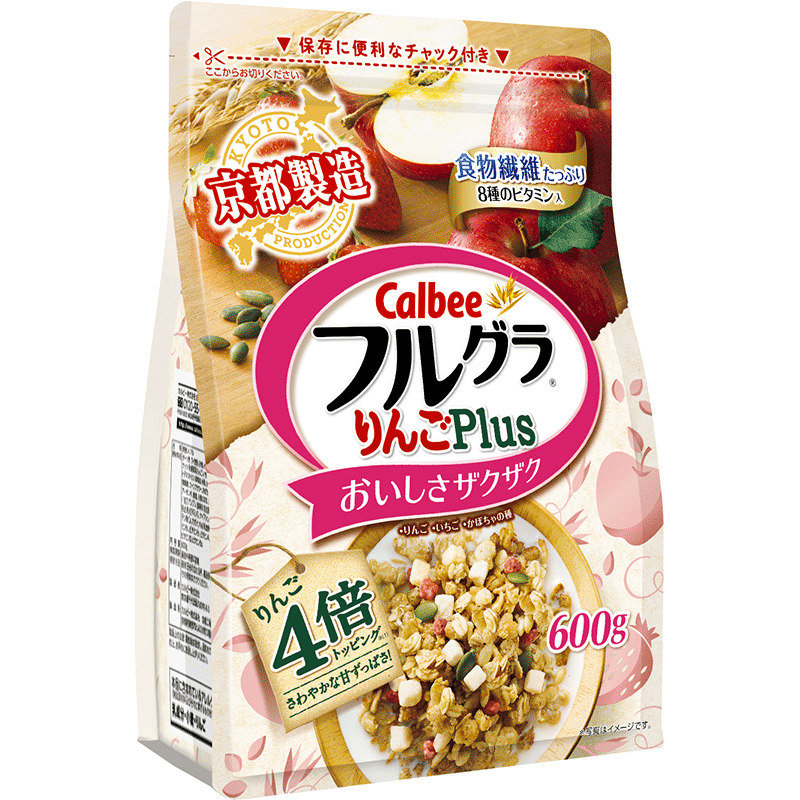 富果乐苹果多多口味600g/袋麦片 柯响冲饮麦片