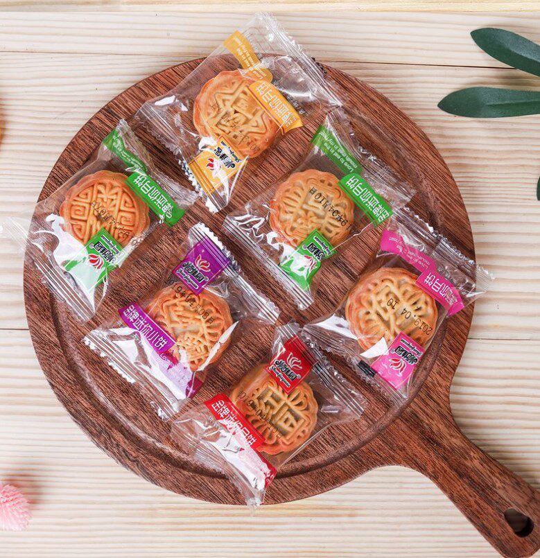 老式手工迷你多口味五仁豆沙小月饼 柯响月饼