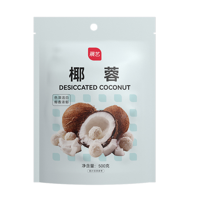 展艺椰蓉椰丝500g*5包椰蓉粉面包糕点椰奶小方糯米糍烘焙装饰原料 - 图0