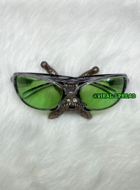 y2k辣妹椭圆形未来感墨镜