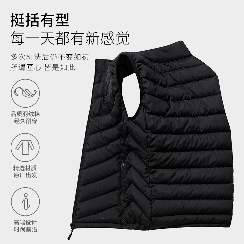 男马甲新款秋冬加厚马夹休闲大码坎肩羽绒棉百搭外穿棉背心男外套,淘宝优惠券,粉丝福利购,淘宝优惠卷