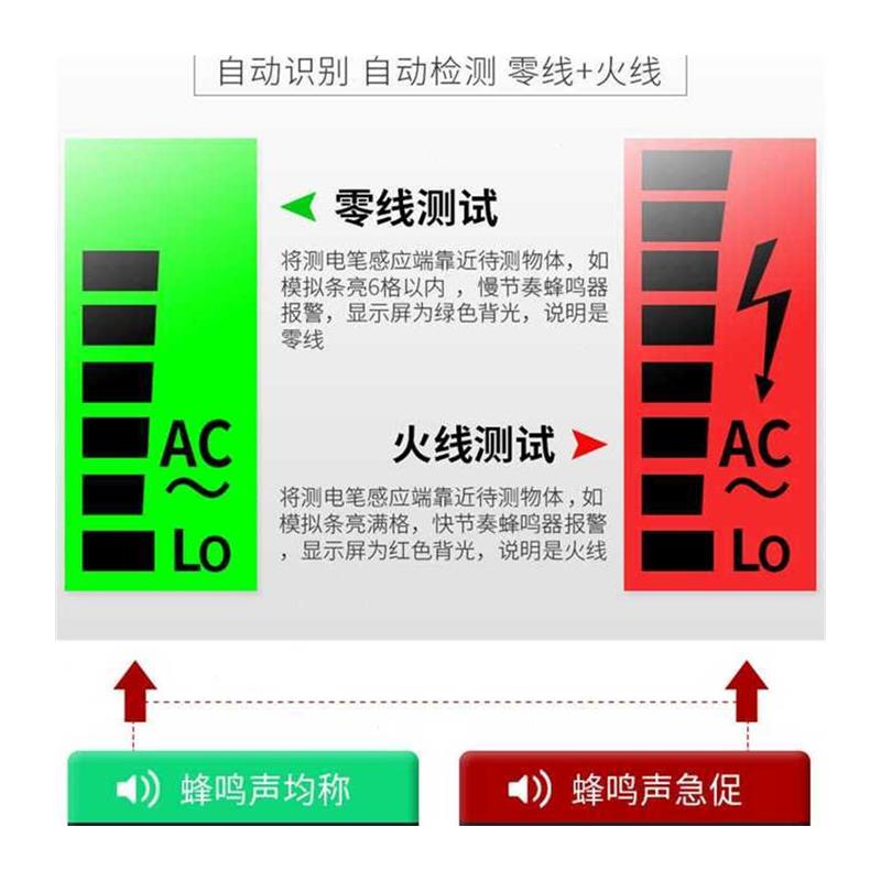 速为(suwei)SW311验电笔电笔非接触式感应测电笔智能多功能光 - 图3