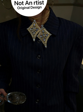 小众高级感名媛风颈链 重工满钻多层叠戴 夸张吊坠礼服锁骨链女