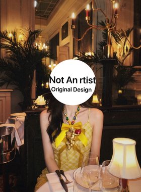 vintage中古巴洛克项链 重工天使蝴蝶结珐琅彩复古夸张锁骨链女