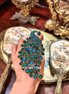 重工水晶百鸟朝凤镶钻