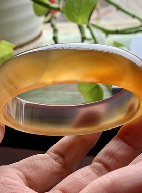 纯天然起荧光玛瑙手镯