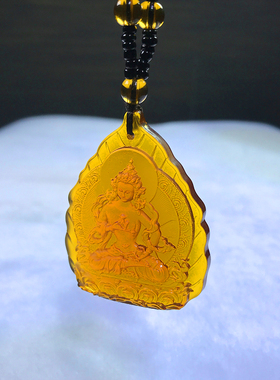 琉璃金刚萨埵垛佛像吊坠藏传密宗佛牌男女士项链饰品挂件随身结缘