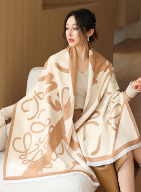 Softopia2026【顶奢】羊毛围巾女冬季高级感保暖围脖送朋友礼盒装