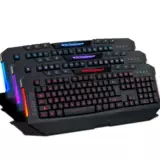 Black Jue Dark Knight Three -Color Bearlight Клавиатура Проводная клавиатура USB -клавиатура Мультимедийная подсветка клавиатура