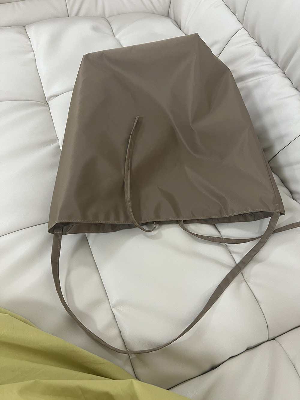 KONISHI自制松弛感极简环保尼龙购物袋单肩包水桶大包大容量便携,淘宝优惠券,粉丝福利购,淘宝优惠卷