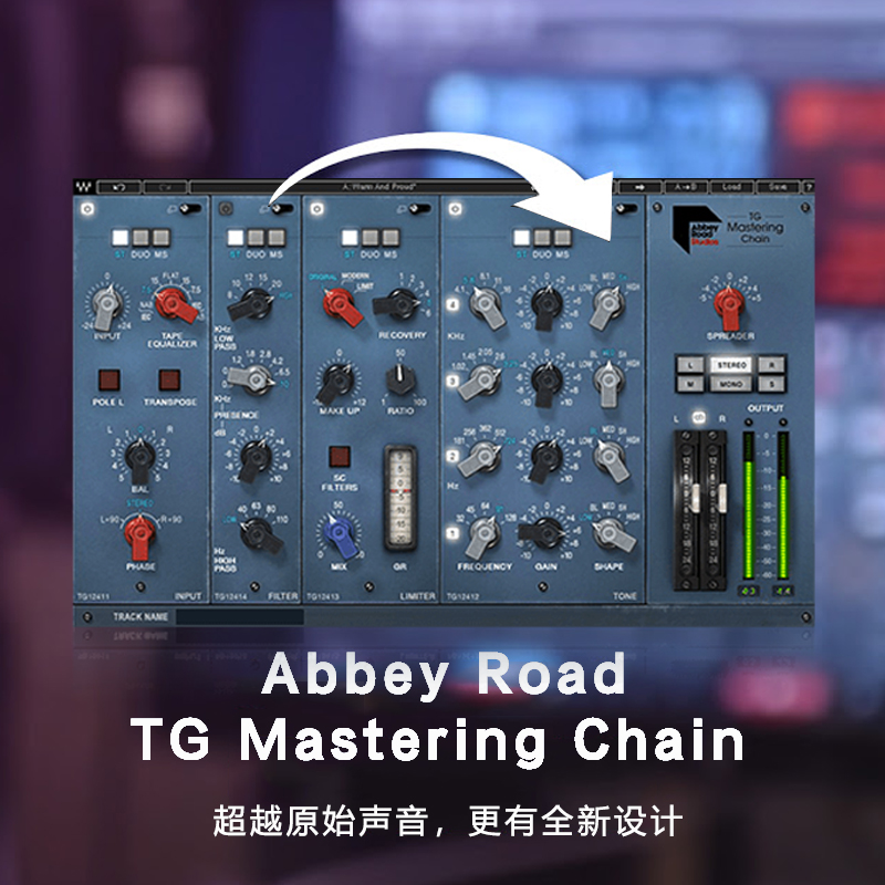 正版WAVES14 Abbey Road TG Mastering Chain后期母带处理插件混-图1