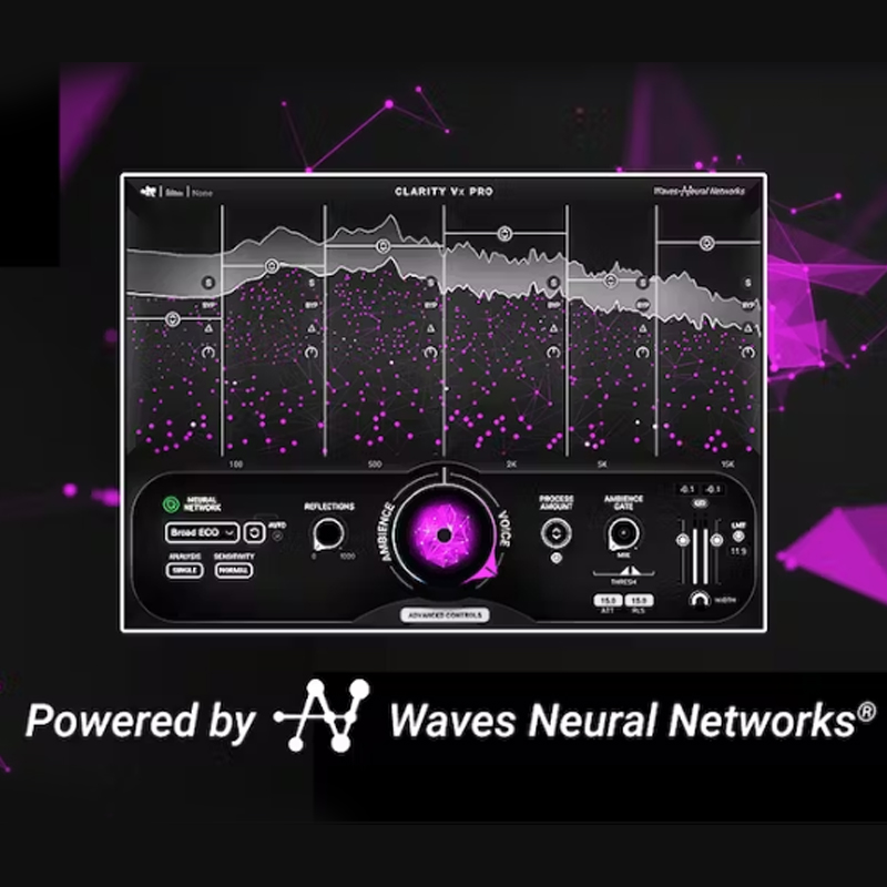 WAVES14 Clarity Vx Pro实时自动人声降噪插件 WAVES插件-图1