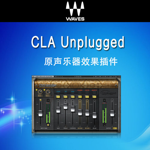 WAVES16 CLA Unplugged 混响效果器修音调音音乐制作插件 - 图1